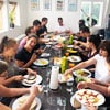 Gemeinsames Teamfrühstück*