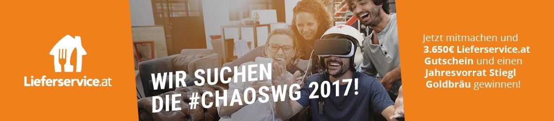 #ChaosWG2017 - powered by Lieferservice.at
