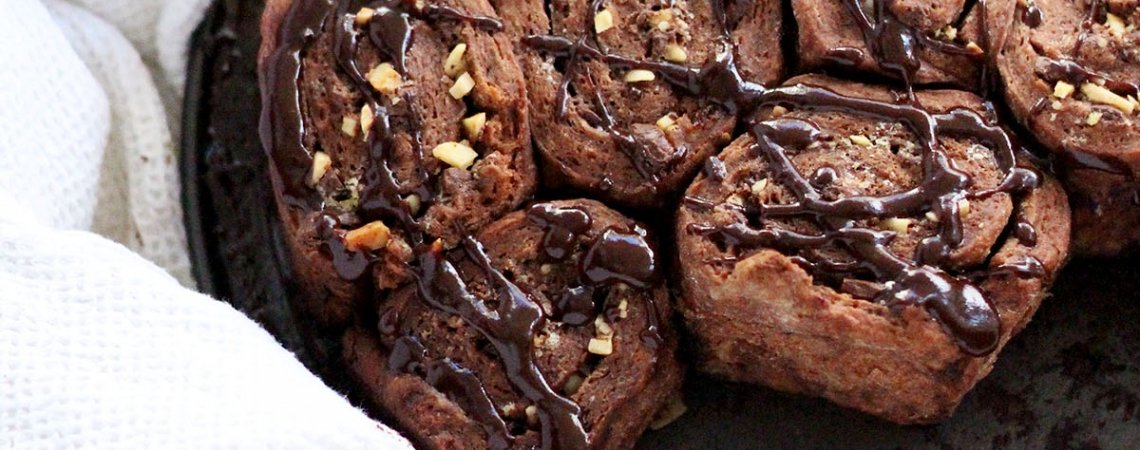 Saftige Mandel-Schoko-Schnecken