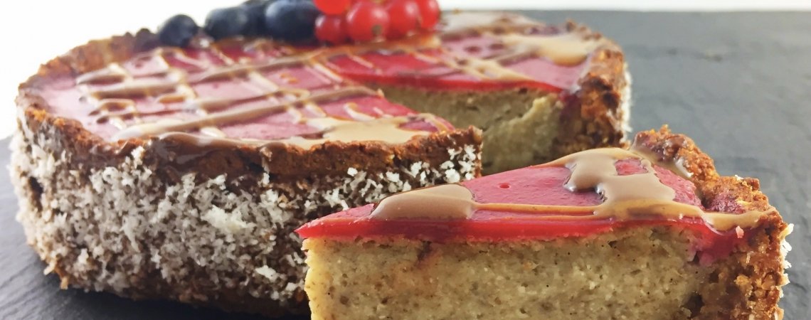 Creamy Dreamy Vegan Raspberry Cheesecake