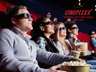 4x1 Cineplexx Gutschein im Wert von € 25,-