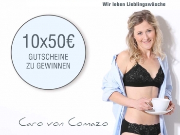 10x 50€ Gutscheine von comazo