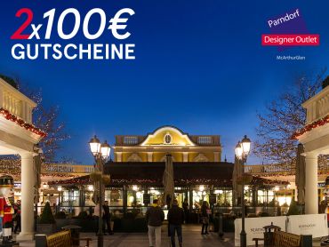 2x100€ Parndorf Gutscheine
