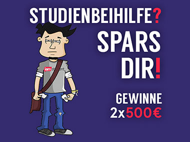 2x500€ iamstudent Studienbeihilfe