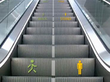 Rolltreppen-Fahrsicherheitstraining