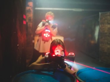 Lasertag. Der taktische Teamsport!