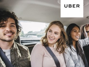 UBER bringt dich günstig ans Ziel.