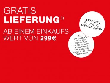 XXXLutz liefert's gratis!